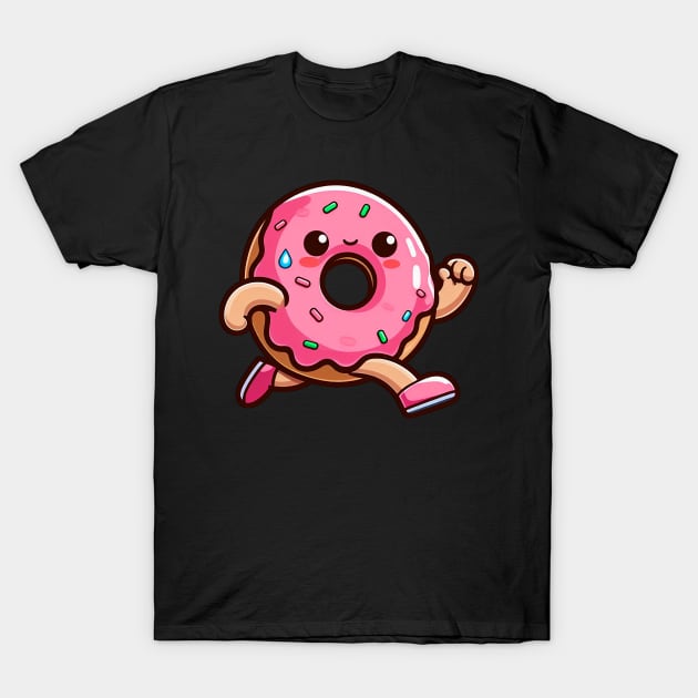 Donut Fast Food T-Shirt by Plushism